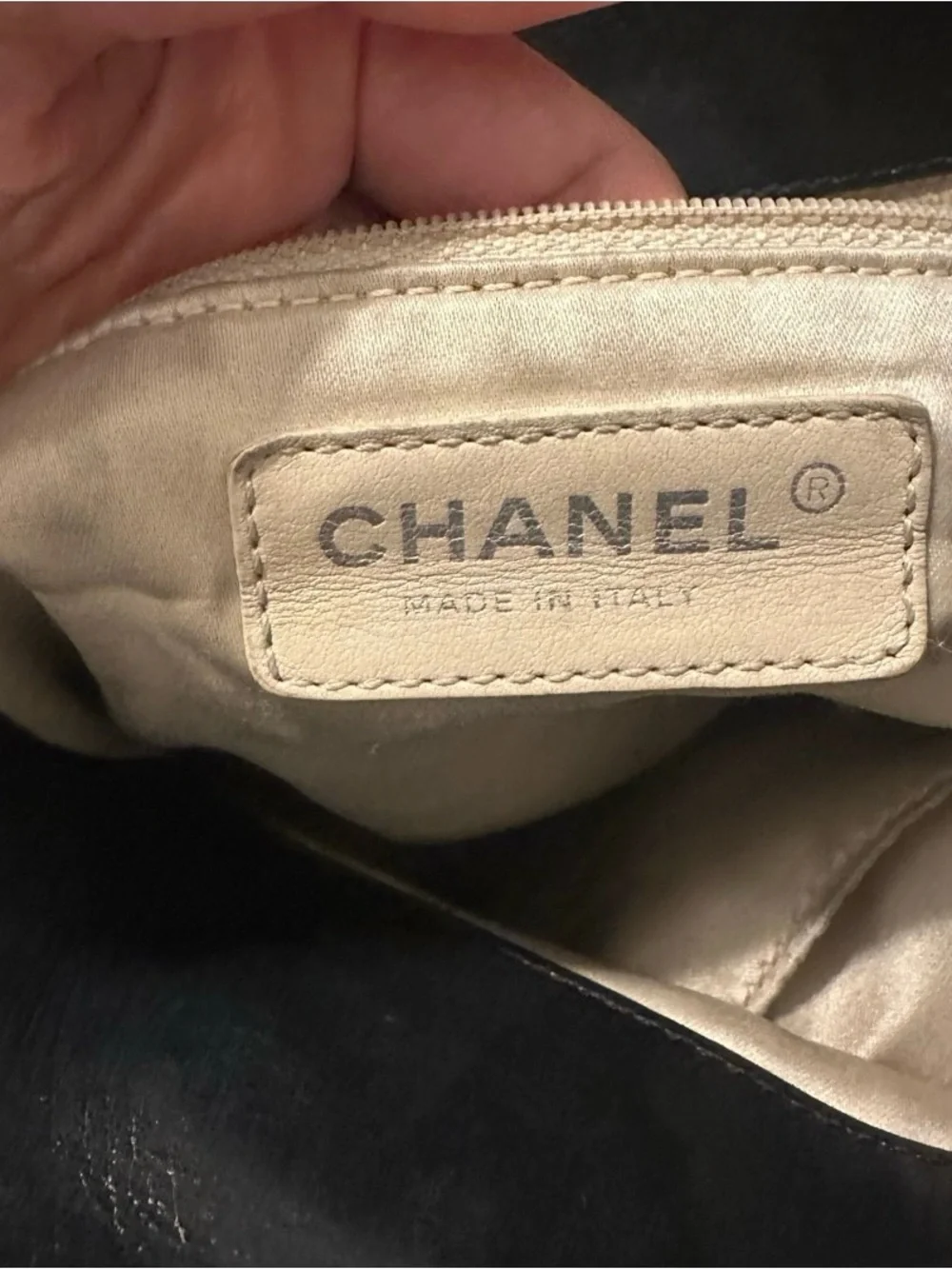 Chanel Quilted Black Leather Shoulder Bag